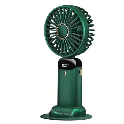 Waist Fan with 10000mAh Battery – Multifunction Necklace Fan, Strong Airflow 3-Speed Personal Cooling Fan for Outdoor Work