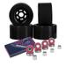 Cal 7 97mm 78A Longboard Flywheels + ABEC 7 Bearings and Spacers (Black)