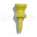 Golf Tees Etc Step Down Yellow Wood Golf Tees 1 Inch Strong & Light Weight Castle Golf Tees - (100 Pack)