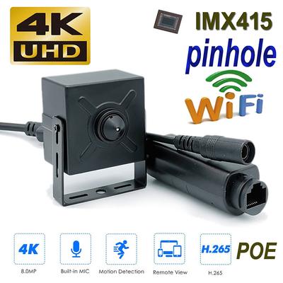 IP Camera IMX307 IMX335 IMX415 4K 8MP HD Pinhole WIFI POE RTSP FTP SD Card Support Audio P2P