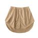 Ploknplq Maxi Skirts for Women Mini Skirt 2022 Fashion Women Versatile Shirt Sweater Skirt Overlay Bottom Half and Plaid Womens Mini Skirts Khaki Dress for Women Tennis Skirt Mini Dress Khaki S