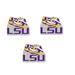 University of LSU Three Pin Set; 3 Collector Enamel Pins; Pin Badges by Wincraft