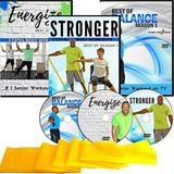 Exercise for Seniors DVD Collection- 6 Total Body Workouts + 10 Balance Workouts + Resistance Band + 3 Bonus Senior Exercise Gifts- Easy to Follow. Fun to do! Exercise videos for seniors you will