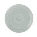 Pedty Carpet Tub Stopper Tub Stopper Silicone Bathtub Stopper Plug Sinks Hair Stopper Flat Cover (Grey)