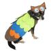 Owl Dog Costume Colorful Bird Pet Outfit with Hat XXS