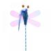 Interactive Cat Teaser Wands Fairy Butterfly Dragonfly Feather Plush Toys Stick with Four-color Balls Bells and Tassel Training Interactive Funny Cat Teaser Cat Toy Wand