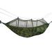 Gongxipen Double Camping Hammock Mosquito Bug Net Hammock Tree Straps Carabiners Easy Assembly Portable Parachute for Survival Travel(Camouflage)