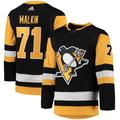 Herren adidas Evgeni Malkin Schwarz Pittsburgh Penguins Home Primegreen Authentisches Spielertrikot