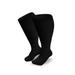 GZWYHT Crew Socks Knee High Stockings Plus Size Compression Socks For Women And Men Knee High Support Wide Calf Stockings Dress Socks Slouch Socks Cute Socks Black L4