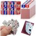 10 Decks Mini Playing Cards 1:12 Dollhouse Miniature Dollhouse Games Poker Playing Cards Tiny Magic Poker Decks Cards for Teens & Adults Festival Party Game Supply