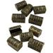 Nvzi Mini Pirate Treasure Chests 10pcs Vintage Pirate Jewelery Box Games Toy Set for Children Play Favor Party Supplies Decor Store Gold Coins