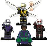 4pcs Superhero Ant-man Action Figures Building Toys Collectible Ant-man Mini Figures Building Blocks for Adults Kids