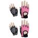 2 Count Women Gloves Cycling Bike Half Finger Weightlifting Sports Pink Women s Fitness