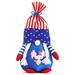 Tepsmf Patriotic Gnome Plush Gifts Decorations 4th of July Red White Blue for Home Decorations Faceless Doll Gnomes DOll