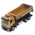 RC Dump Truck 1/32 RC Engineering Transport Truck Toy Full Functional Lighting Music Alloy Construction Transport Tractor for 3 4 5 Years Kids Boys Girls