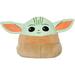 Cute Plush Toy Baby Yoda Stuffed Animals Lumbar Back Cushion Soft Plush Doll Anime Dolls Fluffy Throw Pillows Lovely Doll Pillow Cartoon Sleeping Toy Child Yoda Toy Plushie for Kids Children