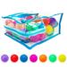 Baby Ball Pool Children s Play Tent Cartoon Ball Pit Portable Folding Outdoor Indoor Ball Pit Toys for Kids Infant Toddler Gift 50Ball with Bag