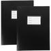 2pcs Office File Pocket Document Folder Plastic File Folder Papers Folder Office Supply