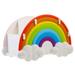 Rainbow Pencil Holder 3 Compartments Desk Organizer for Office Supplies