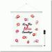 Bachelorette Bliss: Signature Hanging Poster - A Fun Bride Shower Game & Guest Book Alternative! Kiss The Miss Goodbye with this Ready-to-Hang 9.84 x 11.8 Inches Black Colored Bride Maid Supply.