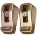 Qumonin Metal Tape Dispenser for Office and Packaging (2 Pack)