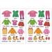 2 Sets Wardrobe Stickers Clothing Labels Dresser Decals for Closet Boy Toy Bin Kid Baby Child