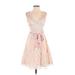 Yoana Baraschi Casual Dress: Pink Dresses - Women's Size 0