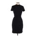 Brooks Brothers Casual Dress - Sheath: Black Solid Dresses - Women's Size 10