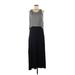 Gap Outlet Casual Dress Scoop Neck Sleeveless: Gray Dresses - Women's Size Medium