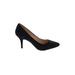 INC International Concepts Heels: Slip On Stilleto Cocktail Black Shoes - Women's Size 9 - Pointed Toe