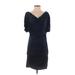 Aidan by Aidan Mattox Casual Dress: Blue Dresses - Women's Size 8