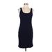 Old Navy Casual Dress - Sheath Scoop Neck Sleeveless: Blue Print Dresses - Women's Size Large
