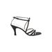 Salvatore Ferragamo Sandals: Black Print Shoes - Women's Size 9 - Open Toe