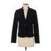 American Eagle Outfitters Blazer Jacket: Short Black Print Jackets & Outerwear - Women's Size X-Small