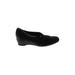 Munro American Wedges: Black Print Shoes - Women's Size 7 1/2 - Round Toe