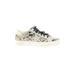 Steve Madden Sneakers: Ivory Snake Print Shoes - Women's Size 9 1/2 - Round Toe