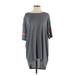 Lularoe Long Sleeve T-Shirt: Gray Marled Tops - Women's Size X-Small