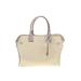 Tod's Leather Tote Bag: Ivory Solid Bags