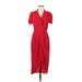 Yumi Kim Casual Dress - Wrap: Red Dresses - New - Women's Size Medium