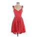 Emmelee Casual Dress - Party: Red Hearts Dresses - Women's Size Small