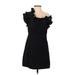 Loeffler Randall Casual Dress: Black Dresses - Women's Size 4