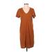 Universal Thread Casual Dress - Midi: Brown Dresses - Women's Size Small