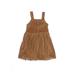 R.M.L.A Dress - A-Line: Brown Solid Skirts & Dresses - Kids Girl's Size 8
