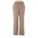 Alfred Dunner Casual Pants - Mid/Reg Rise: Brown Bottoms - Women's Size 14