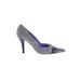 J. Renee Heels: Slip On Stiletto Cocktail Purple Shoes - Women's Size 8 1/2 - Pointed Toe