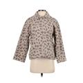 The Korner Fleece Jacket: Gray Animal Print Jackets & Outerwear - Women's Size X-Small