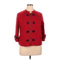 Jessica London Jacket: Red Jackets & Outerwear - Women's Size 14
