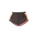 Under Armour Athletic Shorts: Orange Print Activewear - Women's Size Small