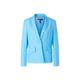 Marc Cain Damen Blazer Blazer mit Muschelrevers, blau, Gr. 36