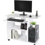 Sifree - Bureau informatique table de bureau Table informatique,meuble pour ordinateur,90 x 50 x 75